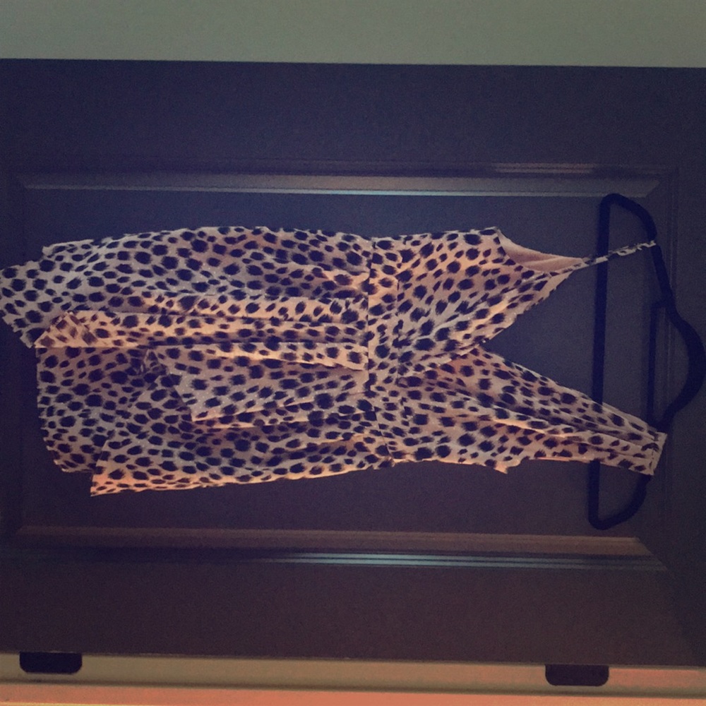 bcbg generation animal print silk mini dress